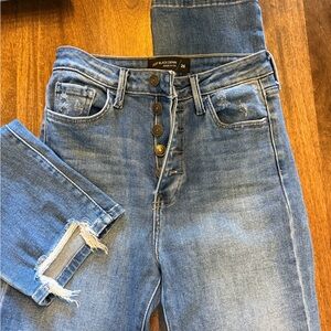 Just Black High Rise Light Blue Jeans